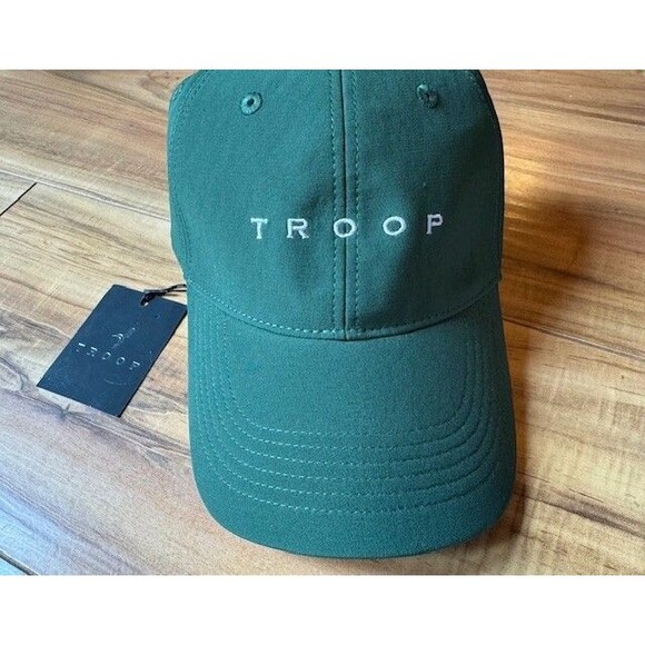Troop NEW Mens Adjustable Fashion Cap Hat Green Golf Baseball Hummingbird‎ - Picture 2 of 9